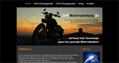 Desktop Screenshot of gpsmotorradortung.de