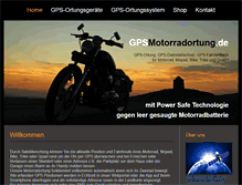 Tablet Screenshot of gpsmotorradortung.de